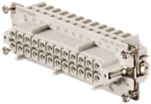 Insert femelle Weidmüller HDC HE 500V 16A 24L à ressort grd.8