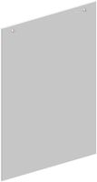 Abdeckplatte Hager ABT 250×400mm hellgrau ohne Einführungsschlitz