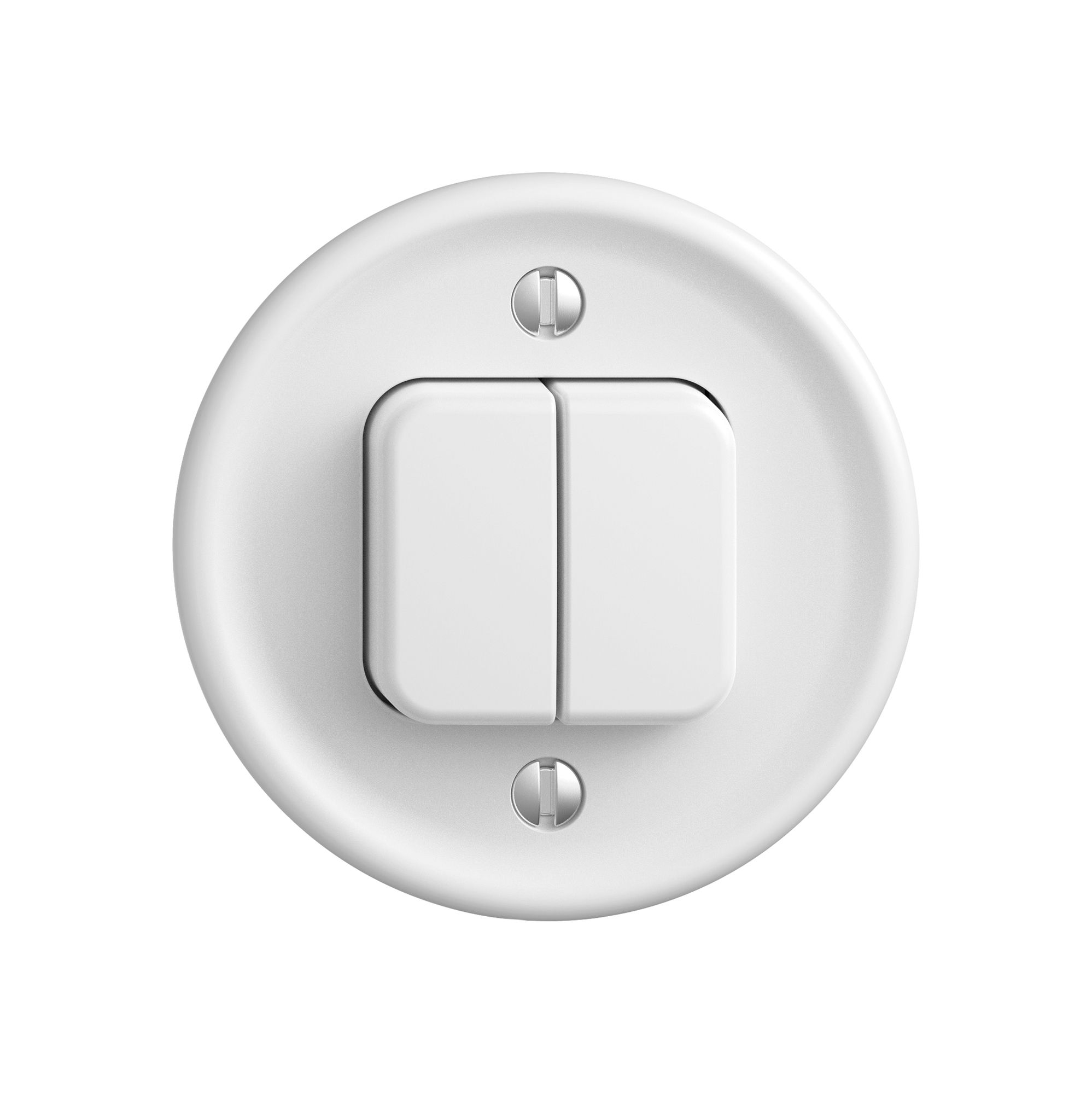 Kit de montage STANDARDdue SNAPFIX® p.interr.et contact a.2 boutons bc