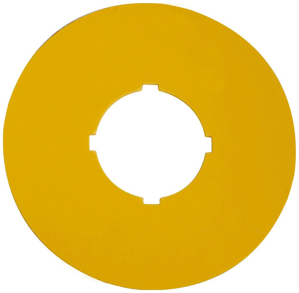 Étiquette de marquage Eaton M22-XBK rond Ø60×1mm jaune
