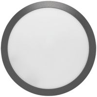 Plafoniera/lampada a muro LED ESSENTIEL 1500lm 14W ON/OFF Ø300mm antracite