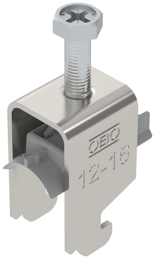 Fixation rapide BET 2056 pied à N matière synthétique 12…16mm 1×câble A2 1.4301