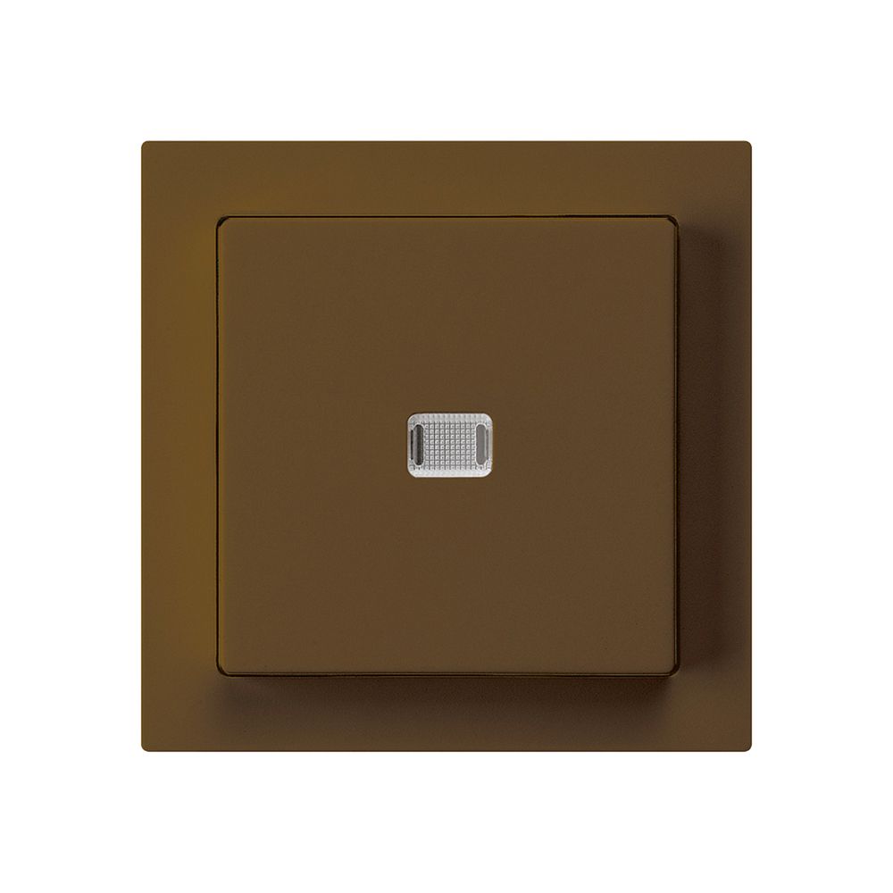 Interruttore luminoso INC kallysto 3/1L marrone