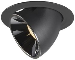 EB-LED-Downlight SLV NUMINOS GIMBLE XL, 37.4W 1050mA 3500lm 3000K 55° sz/chr