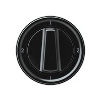 Drehschalter origin Umschalter 3/1L 16A 250V 1-2-1-2 60×60mm schwarz