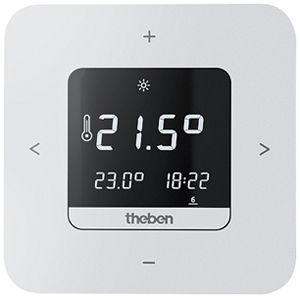 AP-Uhrenthermostat Theben RAMSES 812 top3 weiss