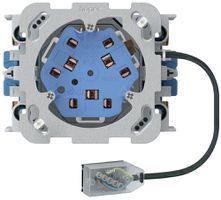 Prise INC 3×type 13/23 Hager L2 Technofil avec boîte INC G3