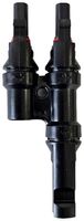PV-Y-Buchse ELBRO MC4 2×Buchse 1×Stecker schwarz