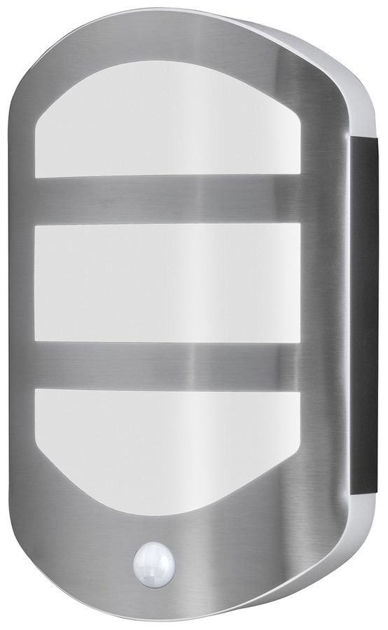 Applique LED LDV ENDURA STYLE PLATE WALL SEN 12.5W 630lm 3000K acier affiné