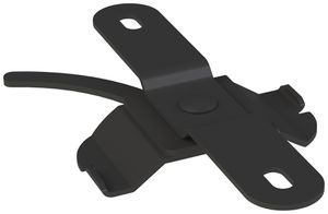 Befestigungsbügel DOTLUX CONNECT Aluminium 96×60×6mm schwarz
