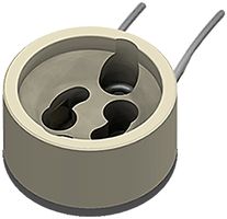 Fassung Keramik GU10 Ø28×15.5mm für Halogenglühlampe