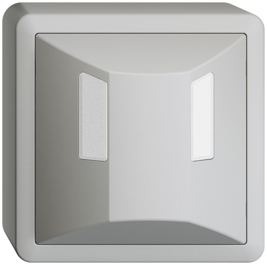 AP-Bewegungsmelder 180° Slave PIRI EDIZIOdue hellgrau