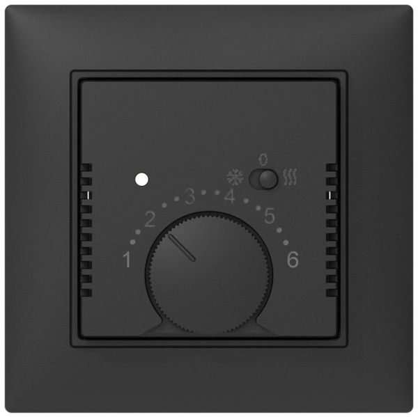 UP-Frontset ABB SIDUS FSet-B Heizen/Kühlen mit Schalter, anthrazit