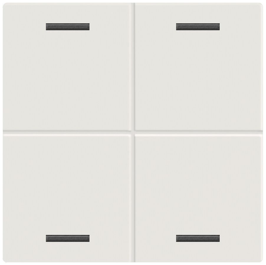 Bascule MDT TAL-60W4011.02 1t/4a p.touches tactiles blanc mat "neutre"