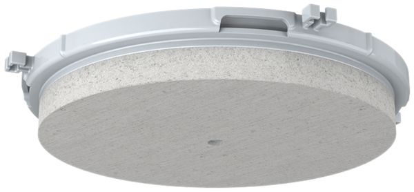 Placca frontale HaloX 100 p.calcestruzzo in opera uscita variabile,fibra miner.