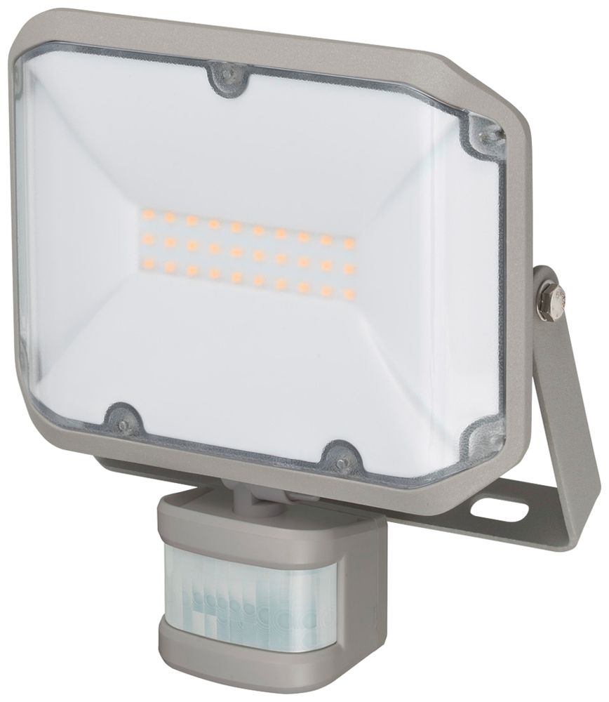 LED-Strahler AL 2050 PIR 20W 2080lm 3000K IP44 VWB 180×194mm grau