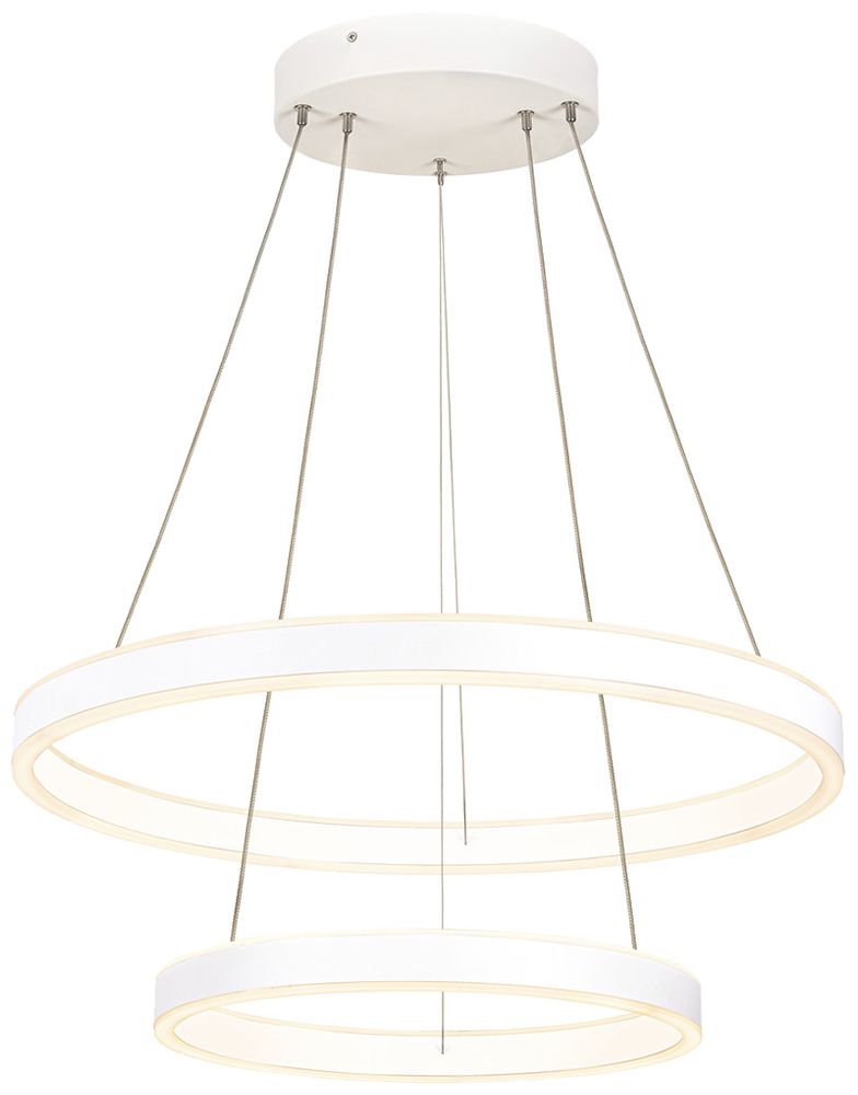 LED-Pendelleuchte SLV ONE DOUBLE UP/DOWN PHASE 35W 1230lm 2700/3000K weiss