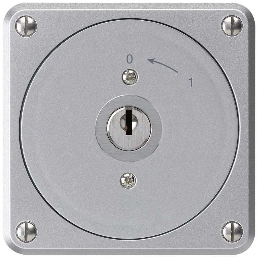 UP-Schlüsselschwenktaster robusto aluminium ohne Deckel 1P