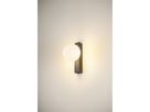 Applique SLV SUN G9 1×40W Ø120×223×40mm angulaire noir