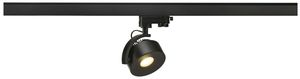 Projecteur LED KALU TRACK, 12W 800lm 3000K avec adaptateur 3-phases IP20 noir