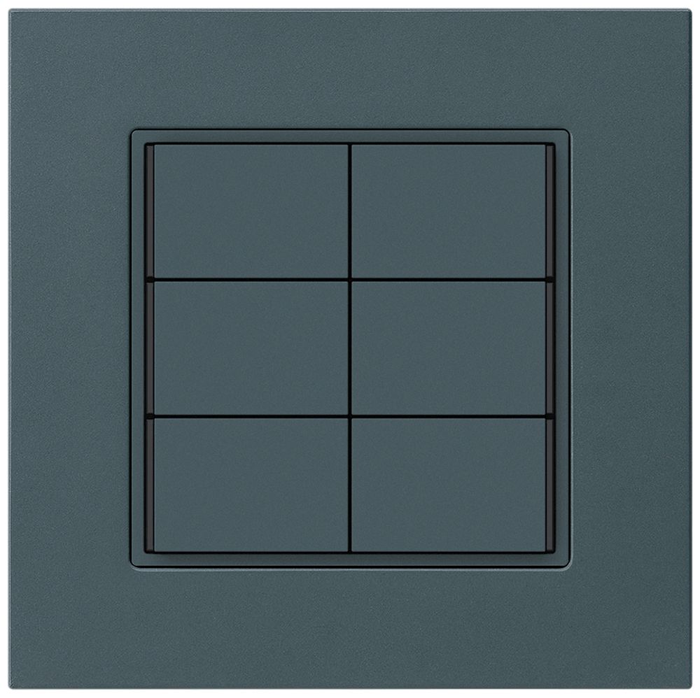 UP-Taster KNX KPR 6×Tasten 6×Betätigungspunkte LED anthrazit