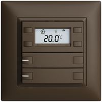 UP-RTH-Taster KNX 2-fach EDIZIOdue FMI coffee, mit LED RGB