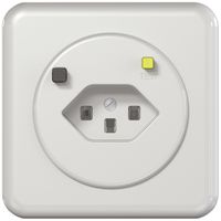 Prise FI ENC CLASSIC B T23 30mA blanc