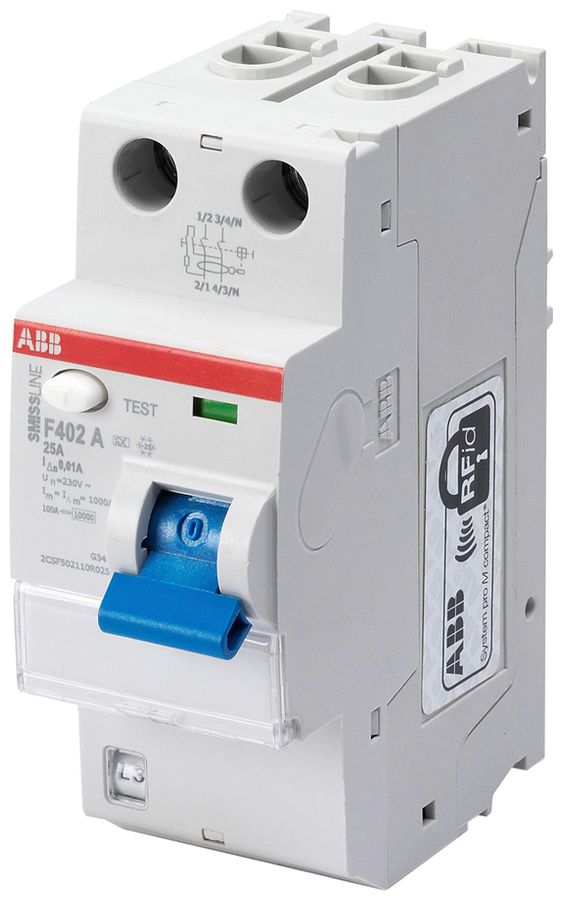 Fehlerstromschutzschalter SMISSLINE TP 1LN 40A 100mA