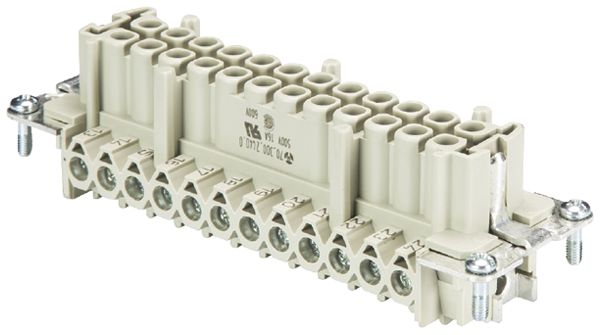 Insert p.douille Wieland Electric revos BAS BUS 24 2,5 50 24 16A 500V 0.5…2.5mm²