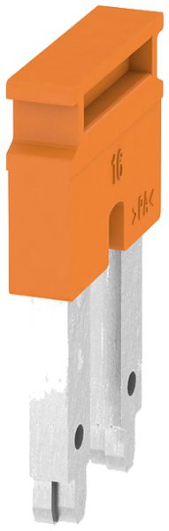 Querverbinder WM ZQV 16N/2 2 76A 400V Isoliert orange
