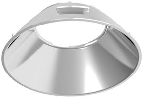 Riflettore DOTLUX MULTIsnap mat. sintetico sim. 60° Ø80mm cromo strutturato