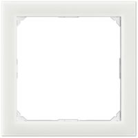 UP-Abdeckrahmen EDIZIO.liv prestige SNAPFIX® f.Video 154×154mm glas weiss