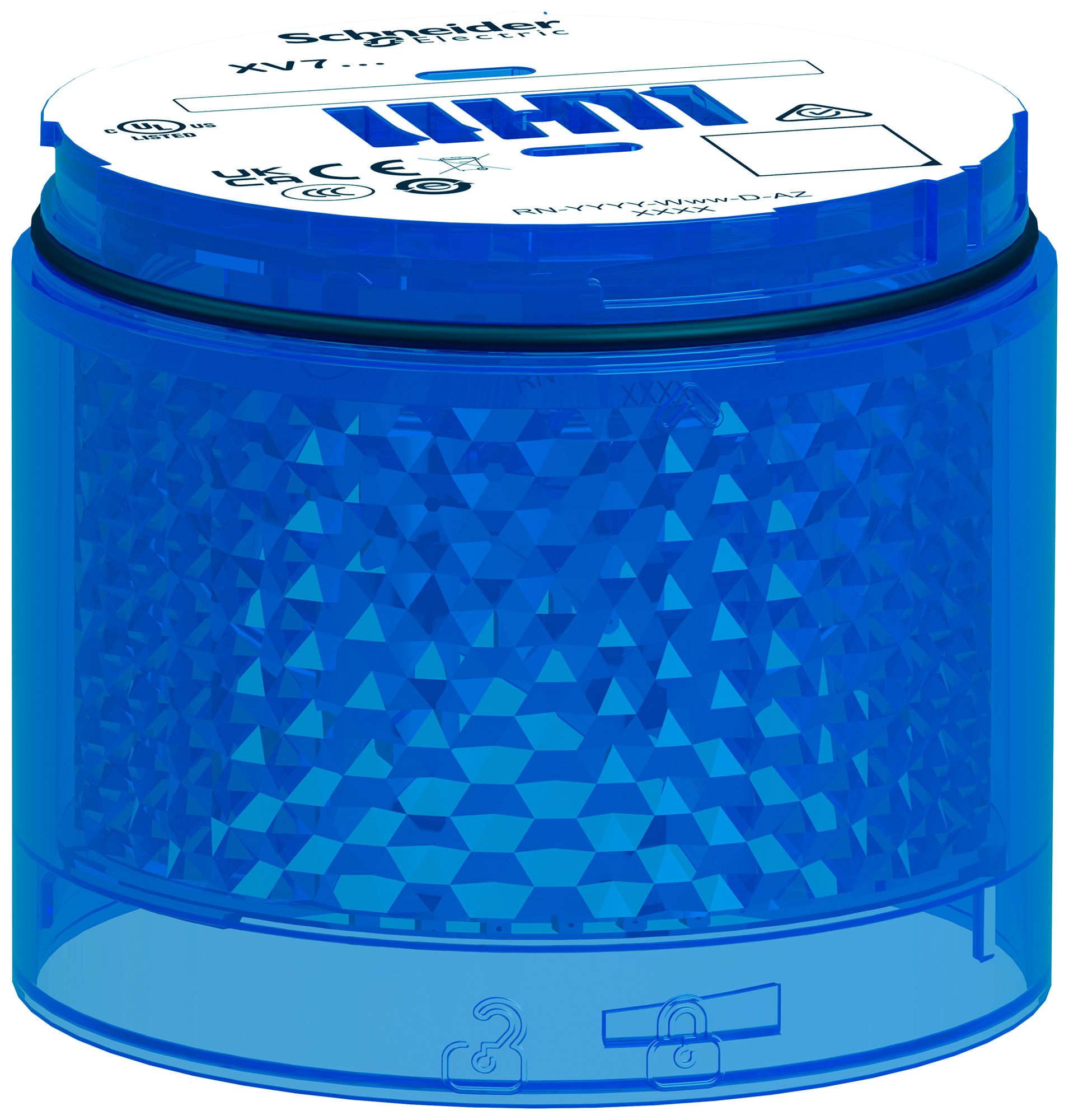 LED-Leuchtelement Harmony 24VAC/DC blau Blinklicht