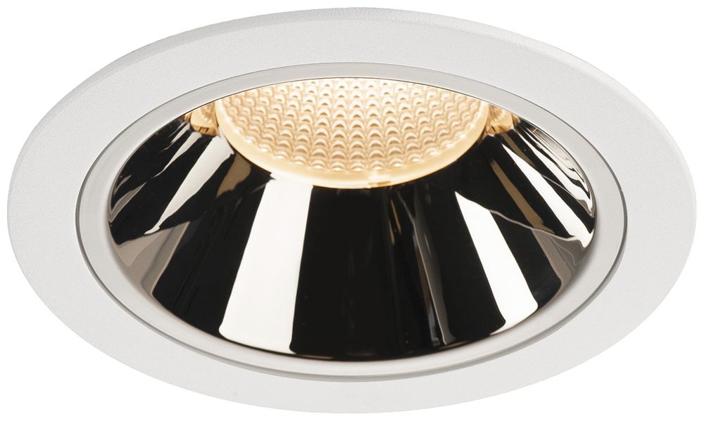 LED-Downlight SLV NUMINOS XL 37.4W 3400lm 2700K 20° DIM Ø160×108mm ws/Cr