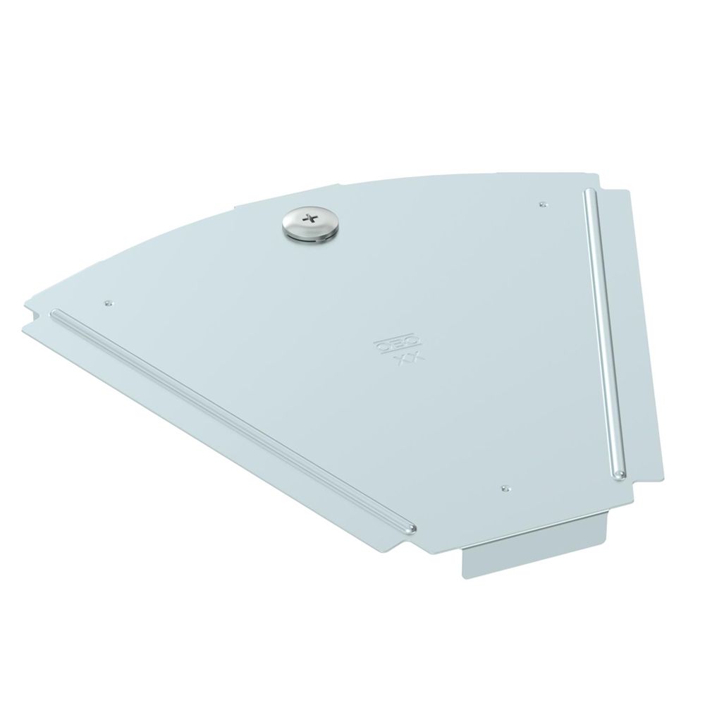 Couvercle BET RBD 45° 200×225mm acier zingué en continu zinc-aluminium