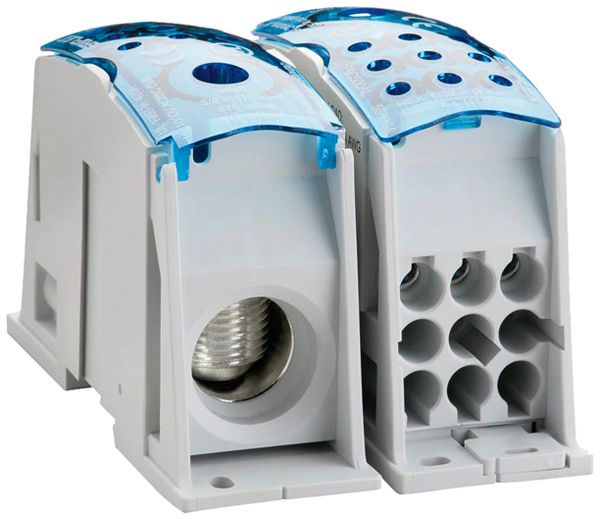 Bloc de distribution ERIFLEX UD9C630Al 9 connexions aluminium