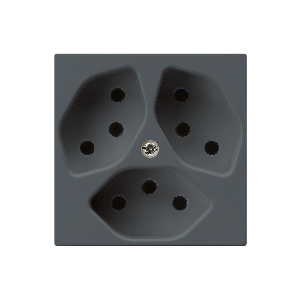 UP-Steckdose kallysto 3×T13 anthrazit