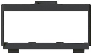 Modulo multimedia kallysto M3 CUC vuoto per 3 Tera Siemon cat.7 nero