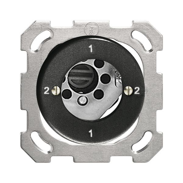 Interruttore rot. INC FH 3/2P nero per serrat.di sic. senza cilind