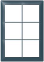 Abdeckrahmen SIDUS 2×3 Abl