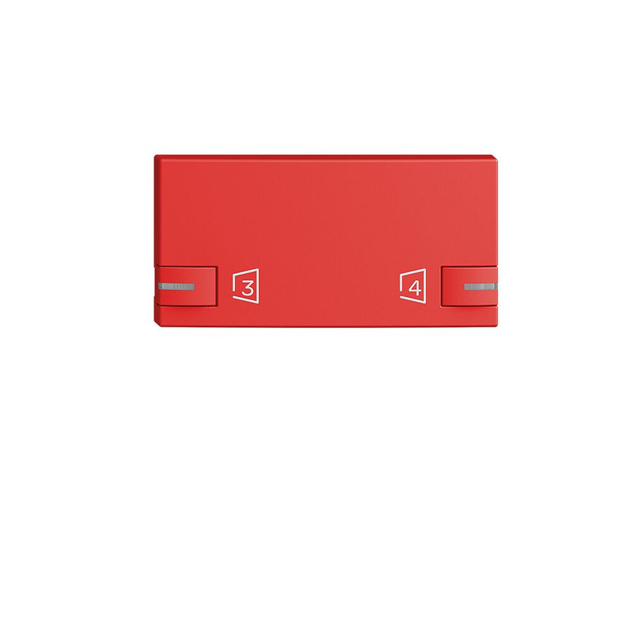 Touche pour EDIZIOdue scène zeptrionAIR, scène 3&4 1/2 touche, avec LED ber