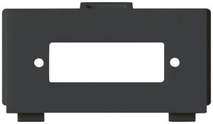 Modulo multimedia M3 FO vuoto per 1 SC Duplex nero