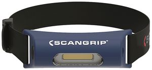 Lampe frontale LED Plica ZONE 2 20…200lm IP30 1×accu 95mm métal/mat.synthéti. bl