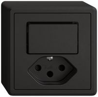 AP-Kombination EDIZIO.liv SNAPFIX® Schema 6+T13 mit Shutter sz