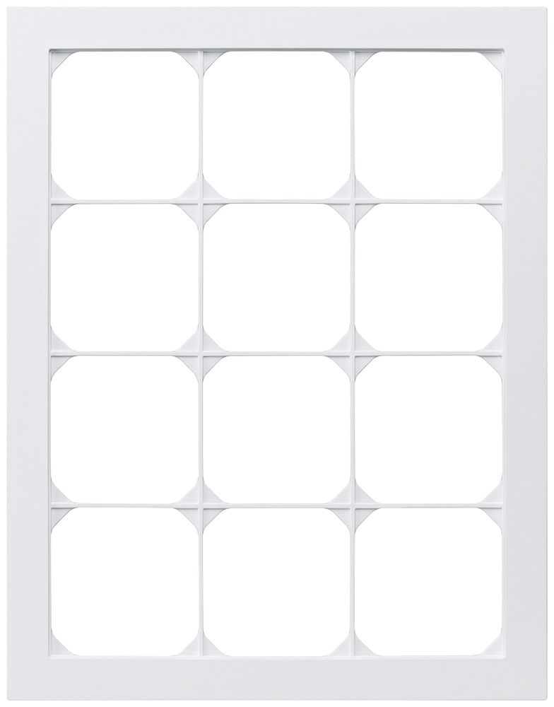 UP-Abdeckrahmen kallysto.pro 4×3 weiss 274×214mm