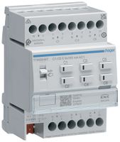 Actionneur de chauffage KNX Secure AMD Hager 6-fois pour 24/230V, triac