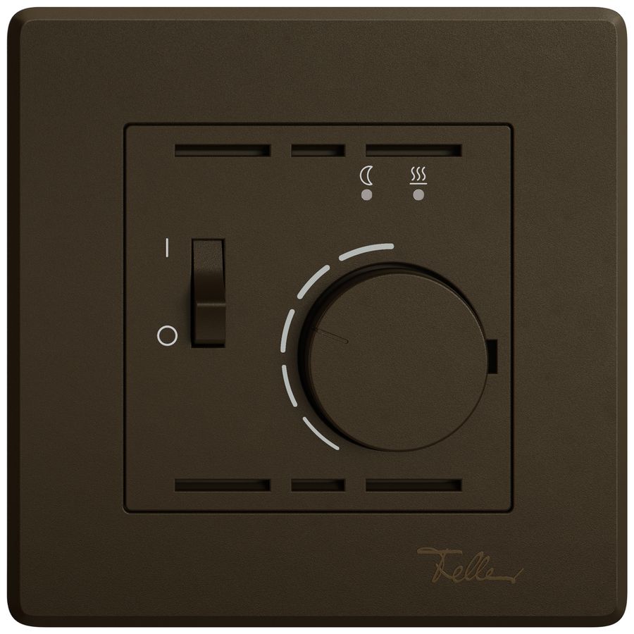 Thermostat d'ambiance ENC EDIZIO.liv SNAPFIX® limit.temp.p.chauffage sol br