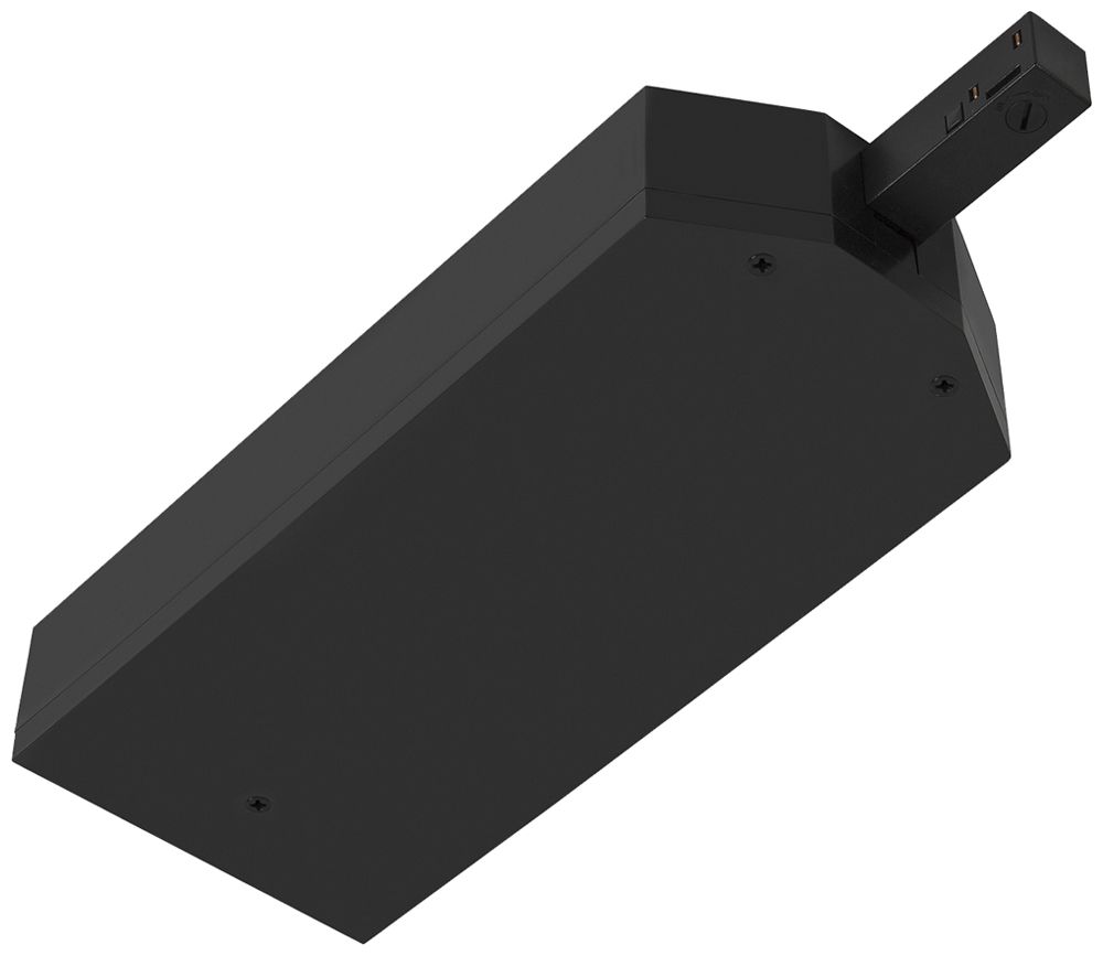 Trafo-Gehäuse SLV 48V TRACK DALI links schwarz