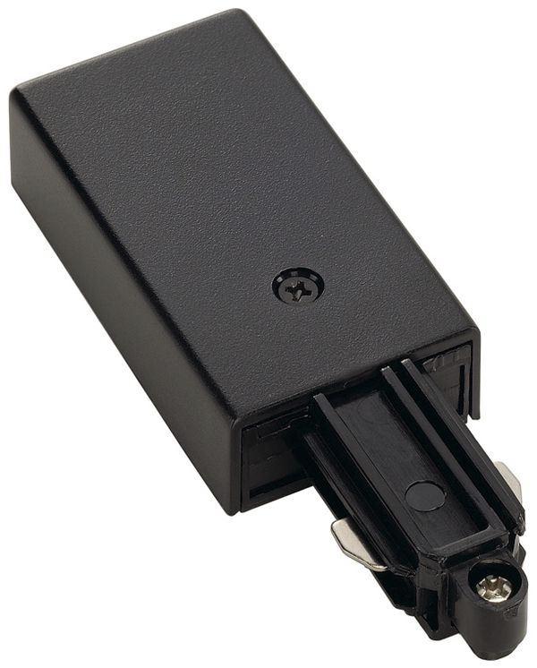 Einspeiser SLV für 1-Phasen AP-Stromschiene, Erde rechts schwarz