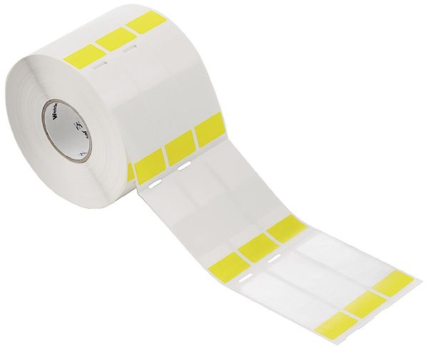 Kabelmarkier-Etikette WM THM WO für Ø4.8…19.4mm 76mm Polyester gelb
